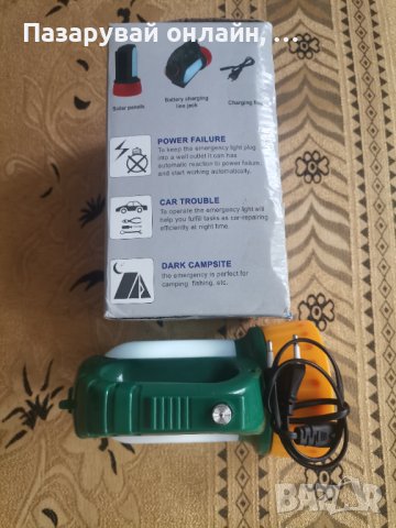 LED фенер преносим с предно и странично светене, 2 лампи х 3W, снимка 7 - Лед осветление - 43055738