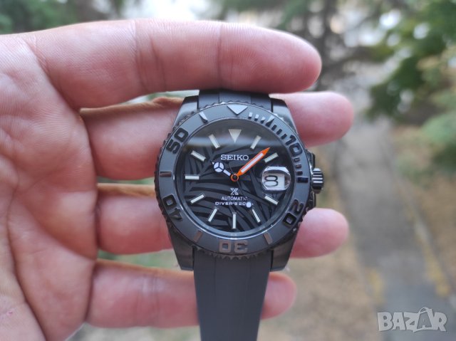 Seiko mod Orange hand Yacht pvd, снимка 7 - Мъжки - 43242856