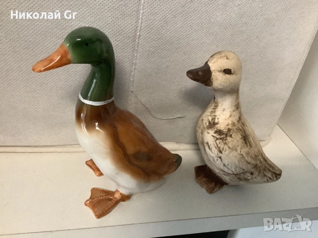 Порцеланови фигурки гъски отличен състояние цена за 2 броя, снимка 3 - Колекции - 53558289