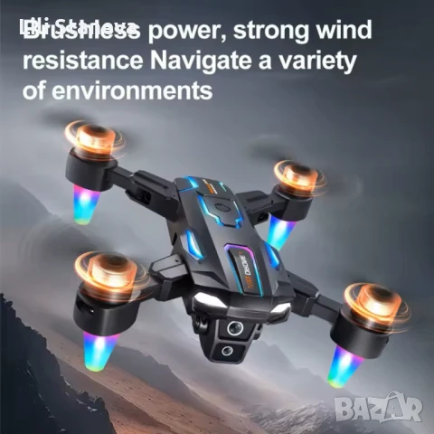 8K Дрон A22, с двойна ESC камера и вграден екран. , снимка 9 - Дронове и аксесоари - 51110381