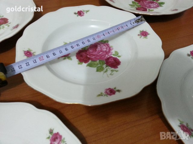 Стар порцелан чинии, снимка 4 - Антикварни и старинни предмети - 39815611