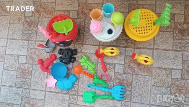 плажни кофички играчки за пясък фигурки лопатки търмък, снимка 6 - Други - 33731128