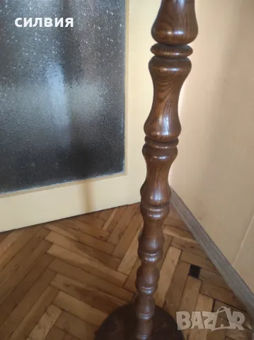 дървен лампион, снимка 3 - Лампиони - 49396618