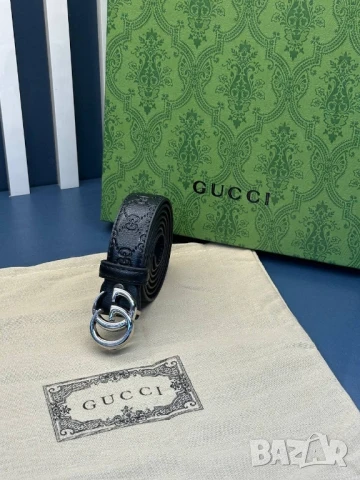 колани от естествена кожа в кутия gucci , снимка 9 - Колани - 50595911