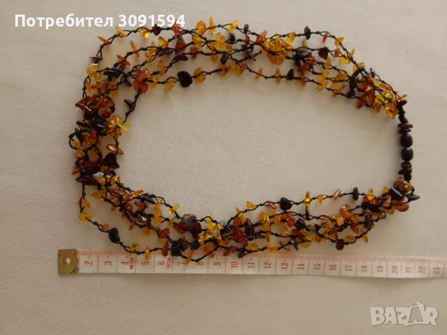 кехлибарено колие микс -22грама, снимка 7 - Антикварни и старинни предмети - 47788744