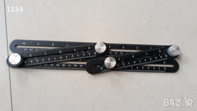 Четиристранна алуминиева линийка за пренасяне на размери , снимка 4 - Други стоки за дома - 27780269