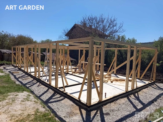 Строителство на модерни преносими/сглобяеми къщи с дървена конструкция , снимка 9 - Къщи - 53033349