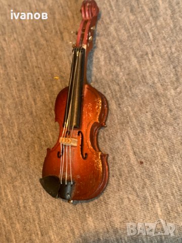  Мини модел на цигулка, снимка 3 - Колекции - 43919013
