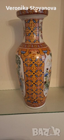 Голяма порцеланова ваза, снимка 8 - Вази - 53348570