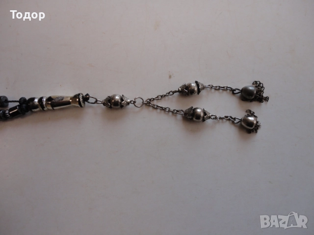 Страхотна броеница от хематит 11, снимка 2 - Колекции - 52661336