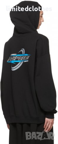VETEMENTS Hi-Speed Logo Print Oversized Мъжко / Дамско Горнище тип Суичър size XS и S, снимка 4 - Суичъри - 38777111
