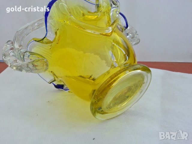 Стъклена купа кошничка , снимка 9 - Антикварни и старинни предмети - 26637568