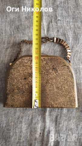 Ретро месингова дамска чантичка, снимка 8 - Антикварни и старинни предмети - 51627651