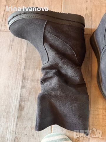 Зимни ботуши естествен велур, снимка 2 - Дамски ботуши - 52282956