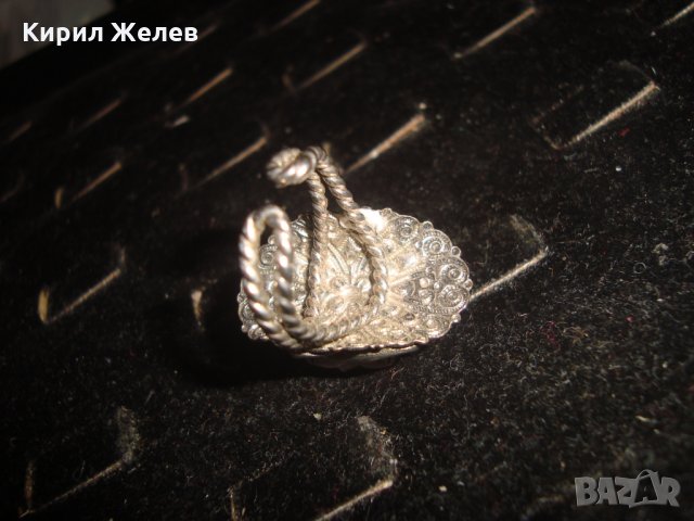 ВИНТИДЖ ПОСРЕБРЕН РЯДЪК АР-НУВО РЕТРО ПРЪСТЕН с ГОЛЯМ ФАСЕТИРАН ЦИТРИН РЪЧНА РАБОТА 20509, снимка 7 - Антикварни и старинни предмети - 32317898