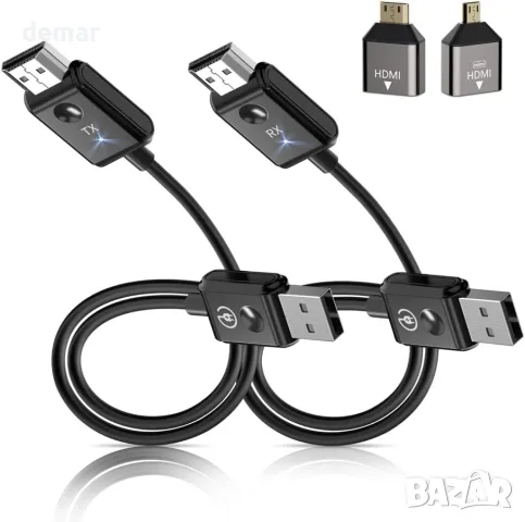 TIMBOOTECH Безжичен HDMI трансмитер и приемник