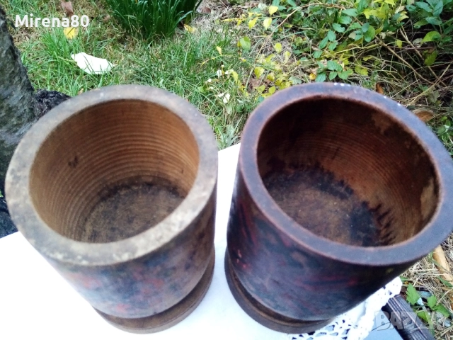 Стари дървени съдове, снимка 3 - Антикварни и старинни предмети - 52171965