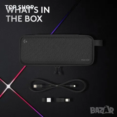 Logitech G PRO X 60 LIGHTSPEED безжична гейминг механична клавиатура, снимка 9 - Клавиатури и мишки - 49944911