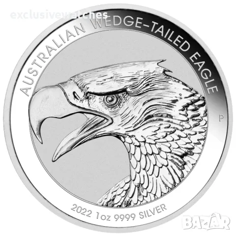 1 тройунция Сребърна Монета Australian Wedge-tailed Eagle 2022 г.