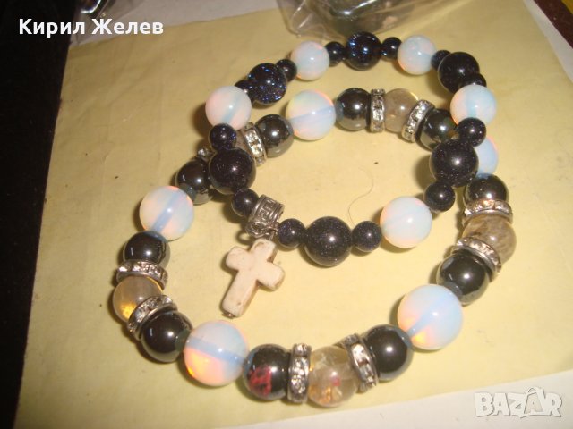 2 ГРИВНИ от ПОЛУСКЪПОЦЕННИ ШЛИФОВАНИ КАМЪНИ 88888, снимка 5 - Гривни - 33405918