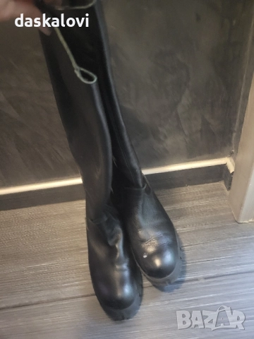 Бианки +подарък ботуши естествена кожа , снимка 3 - Дамски боти - 52593866