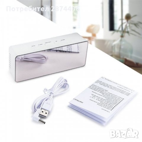 2214 Настолен часовник с огледален дисплей, снимка 10 - Други стоки за дома - 34994878