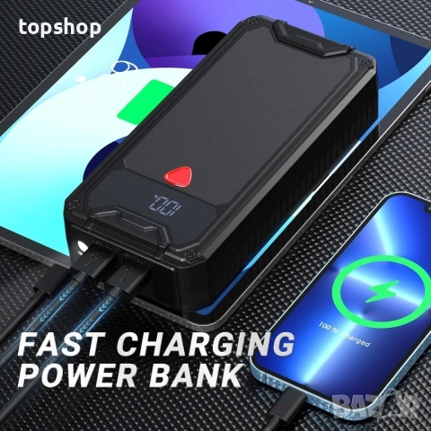 Преносим джъмп стартер с батерия 4000A / 26800mAh бустер, захранваща батерия..., снимка 5 - Аксесоари и консумативи - 51637822