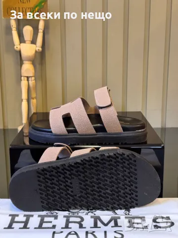 Hermes Дамски Чехли Хермес - Налични Различни Цветове Код E276, снимка 6 - Чехли - 50415392