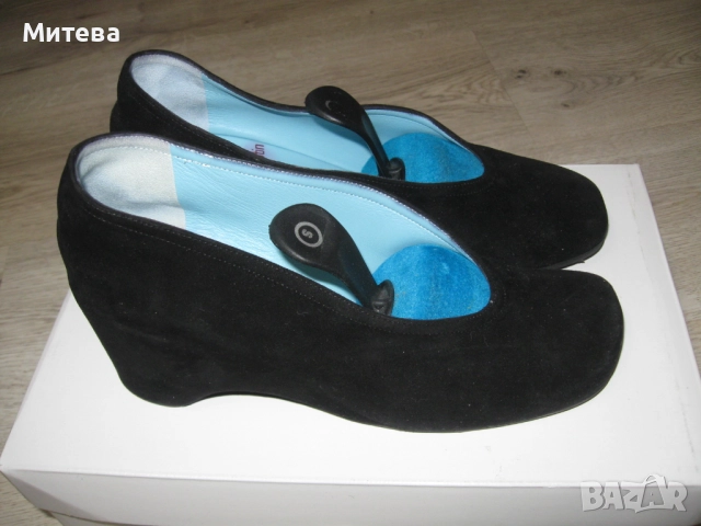 Thierry Rabotin дамски велурени обувки 36 номер, снимка 2 - Дамски елегантни обувки - 52790085