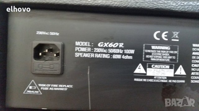 Усилвател за китара Fame GX60R, снимка 4 - Ресийвъри, усилватели, смесителни пултове - 28942369