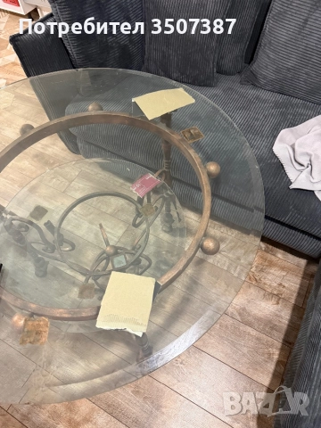 Масивна винтидж маса, снимка 2 - Маси - 52795643