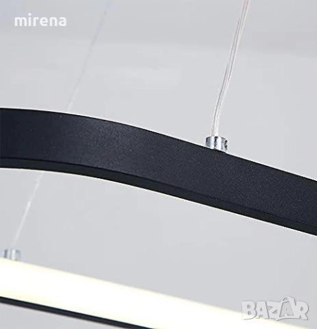 Лед LED висящ полилей, Висяща лампа за трапезна маса с дистанционно управление 203-1, снимка 3 - Лампи за таван - 51527964