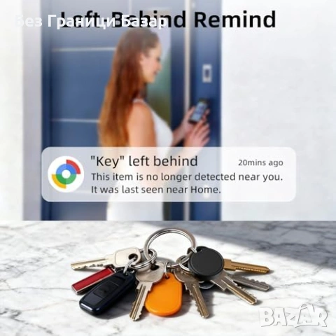 Нов Bluetooth тракер за Android Google Find Hub ключове портфейл куфар, снимка 3 - Друга електроника - 53279051
