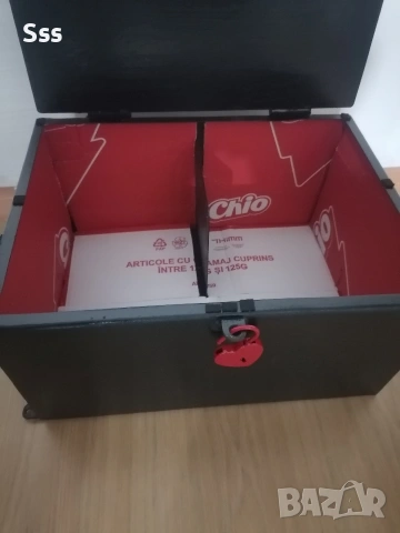 Метална каса със кожена седалка , снимка 7 - Други стоки за дома - 53300141