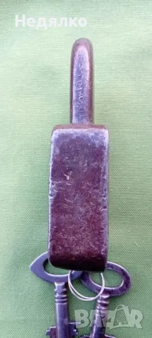 Уникален стар катинар,D.R.G.M., снимка 8 - Антикварни и старинни предмети - 47315265