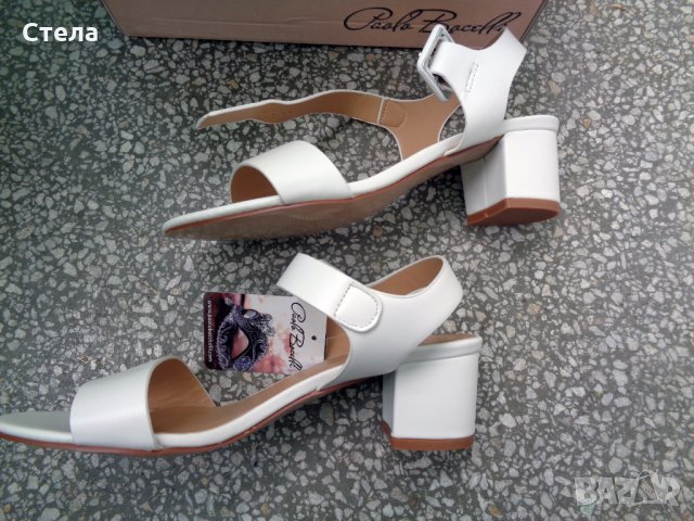 Дамски сандали, нови, с кутия, бели, снимка 8 - Сандали - 28819071