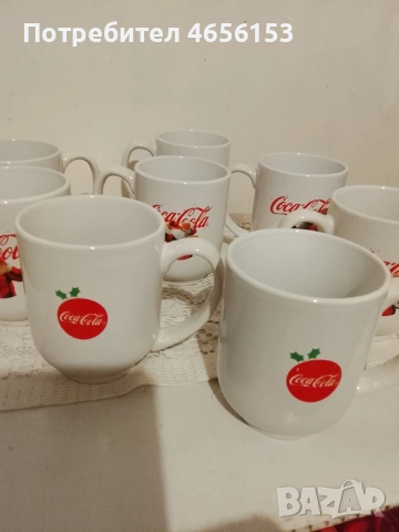 НОВИ ! ПОРЦЕЛАНОВИ ЧАШИ КОКА КОЛА, снимка 3 - Чаши - 52931965