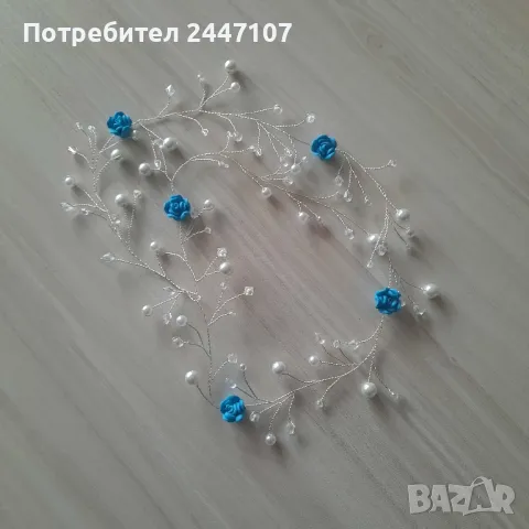 Аксесоар за коса-ръчна изработка, снимка 3 - Аксесоари за коса - 49166537