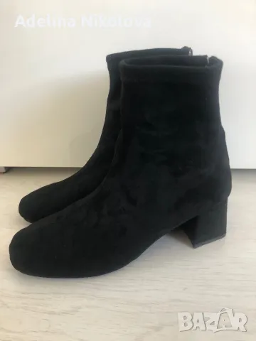 Дамски боти велур, снимка 2 - Дамски боти - 49697903