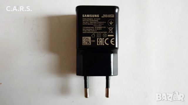 Оригинално зарядно Samsung EP-TA200 + Кабел, снимка 3 - Оригинални зарядни - 53283389