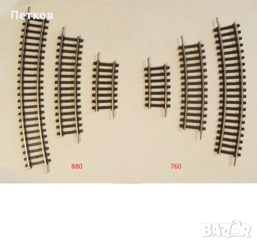 Продавам  извити релси Piko  П-профил