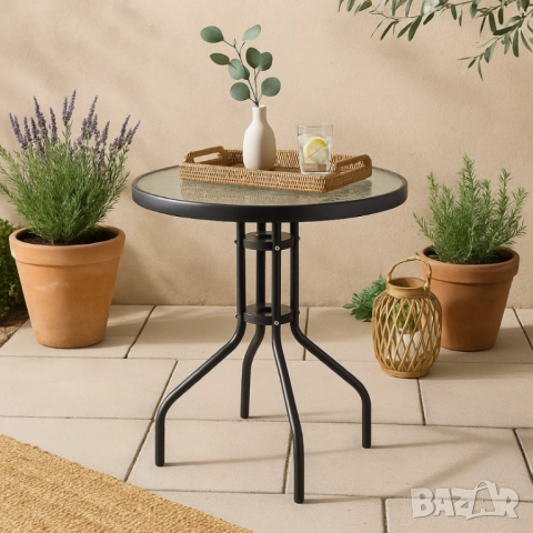 Maca Muhler 60xH74cm, стъклен плот, снимка 2 - Други стоки за дома - 52137358