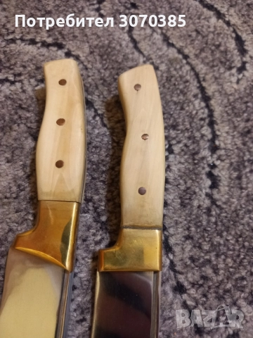 Ловни ножове с дръжки от чемшир , снимка 2 - Части - 52393170