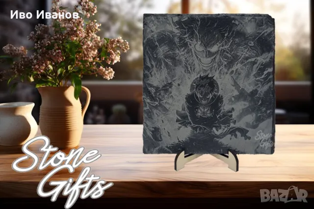 Гравирана гранитена плочка One Piece Luffy