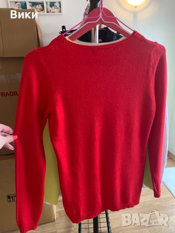 Дамска блуза в червено, снимка 2 - Блузи с дълъг ръкав и пуловери - 39547102