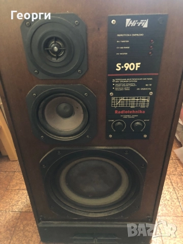 Тонколони RadioTehnika S90F S30B Sony