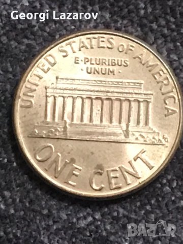 1 цент САЩ 2004 буква Д