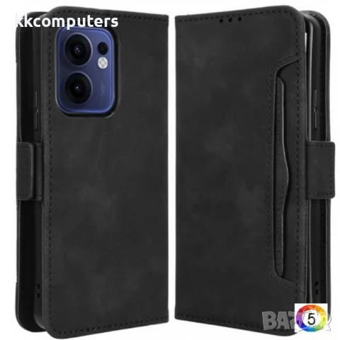 Oppo Reno13 5G Multiple Card Slots /Magnetic Wallet Калъф и Протектор, снимка 5 - Калъфи, кейсове - 51349976