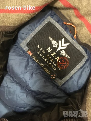 ''NZA New Zealand Auckland''оригинално мъжко пухено яке Л размер, снимка 4 - Якета - 35333098