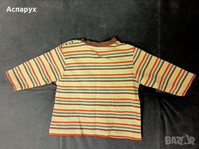 Бебешка памучна тънка блузка с дълъг ръкав TU 3-6 месеца, снимка 7 - Комплекти за бебе - 43092015
